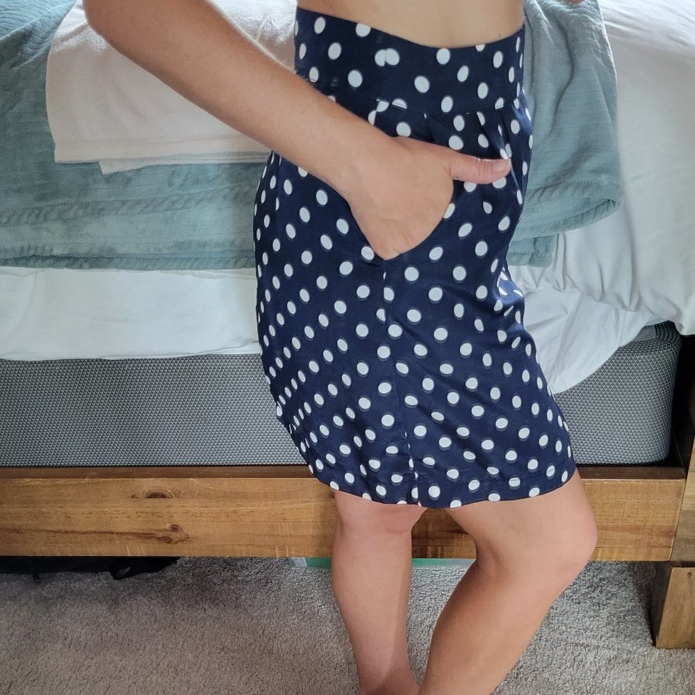 Mini skirt, navy blue